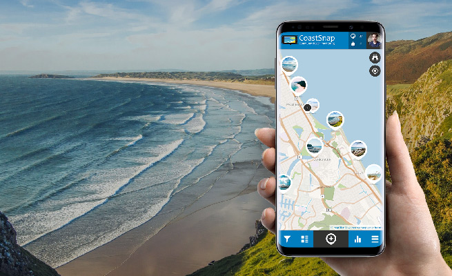 CoastSnap – App example