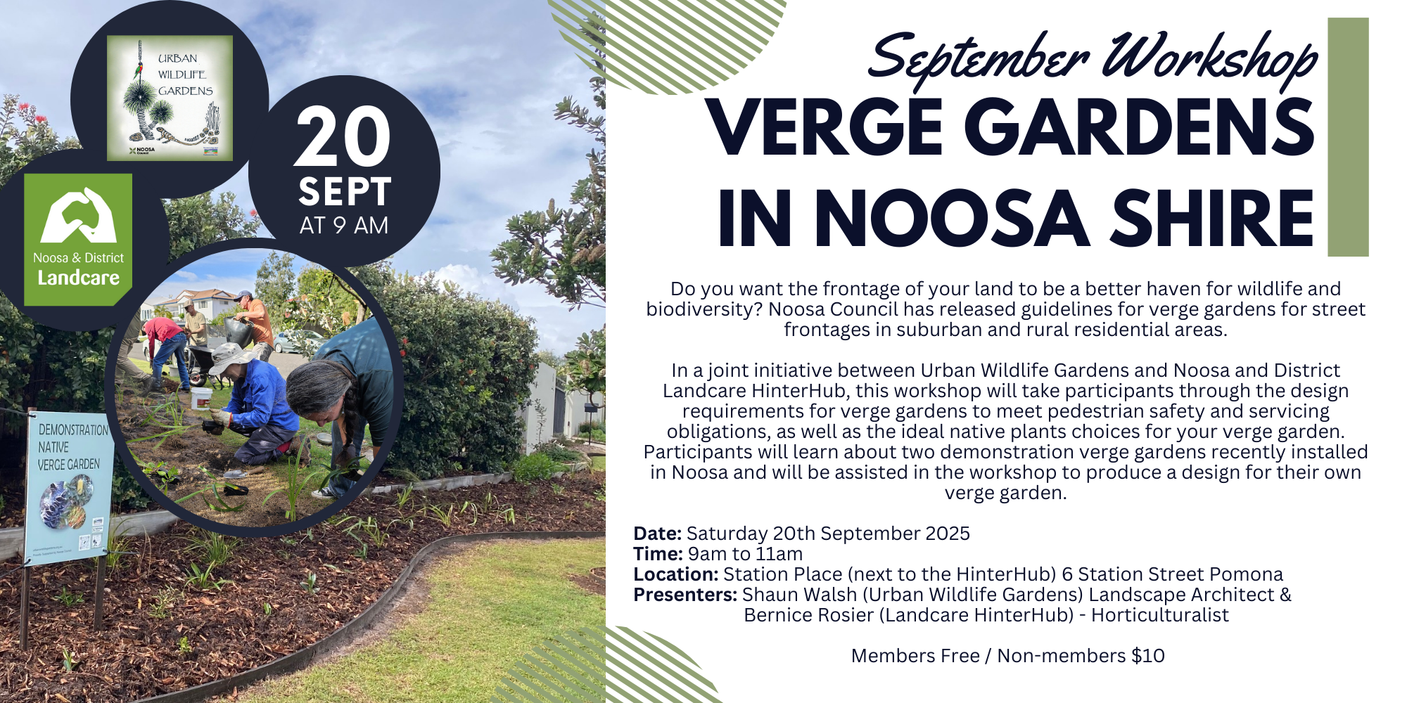 September Workshop - Verge Gardens in the Noosa Shire